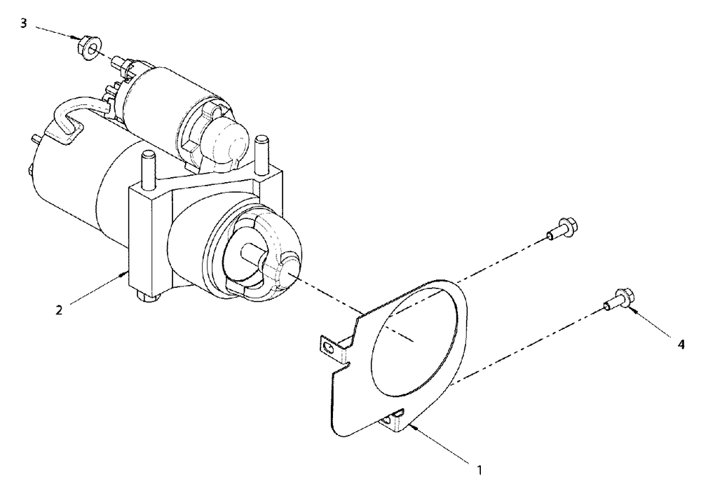 Engine Service Parts - Starter Diagram and Parts List for 076138-00  Briggs and Stratton Generator